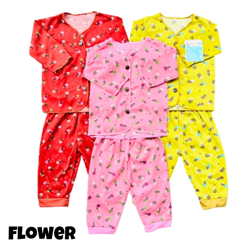 Baju Paket 6 Stel / 12 Lembar Baju Celana Bayi Piyama Baru Lahir Newborn - Image 4